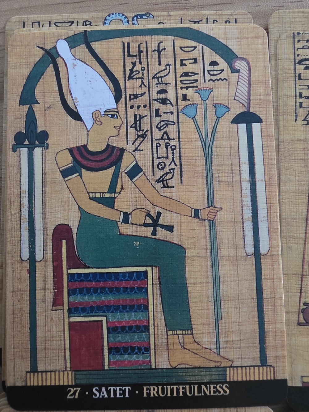 Egyptian Gods Oracle Cards - QR Code Guidebook - Picture 10 of 12